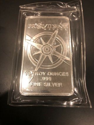 10 Troy Oz Silver Bar From Provident Metals