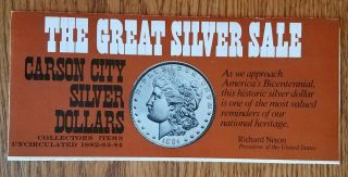 1883 - CC Morgan Silver Dollar GSA Hoard Carson City and. 10