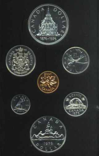 1976 Canada Double Dollar $1 Proof Coin Set Box
