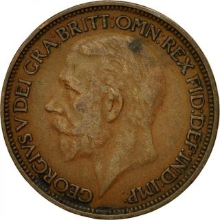 [ 543364] Coin,  Great Britain,  George V,  1/2 Penny,  1927,  Ef (40 - 45),  Bronze