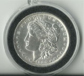 1885 - O Morgan Silver Dollar A/u Cond.  Coin