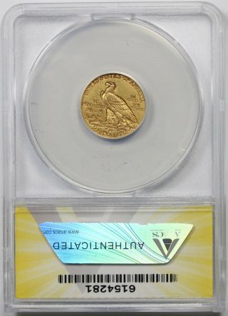 1914 $2.  5 ANACS AU 50 (Better Date) Indian Head Gold Quarter Eagle 2