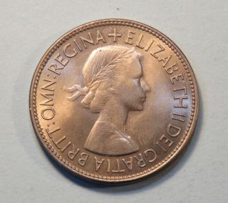 1953 Great Britain 1/2 Half Crown Coin Queen Elizabeth Ii Coronation Uk England