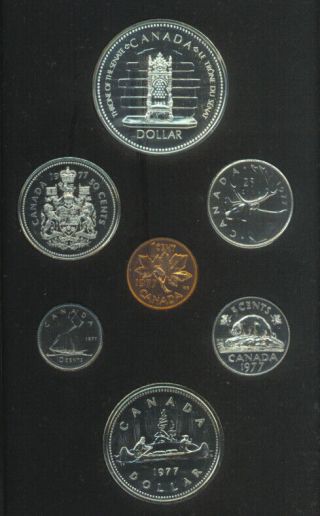 1977 Canada Double Dollar $1 Proof Coin Set Box