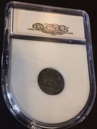 ANCIENT ROMAN COIN ENCASED Circa 300 AD Great Artifact SLABBED L8 5