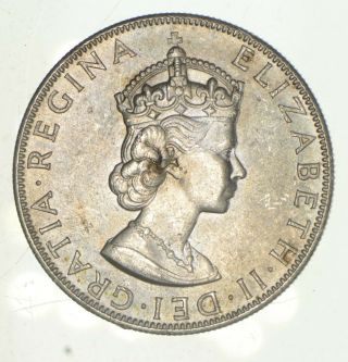 Silver - World Coin - 1964 Bermuda 1 Crown - World Silver Coin - 22.  7g 880
