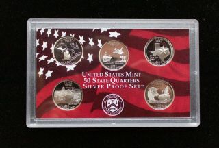 2004 United States 50 States Quarters Silver Proof Set