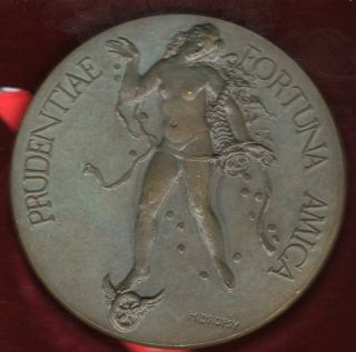 1959 French Medal For The Industrial And Commercial Credit Engraved By H.  Dropsy
