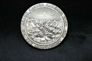 50th Anniversary Grand Canyon National Park 1969 Medallic Art Co.  Ny.  999