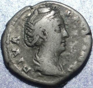 140 Ad Rome Silver Denarius A Lover 
