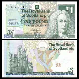 Scotland Royal Bank 1 Pound,  1999,  P - 360,  Unc