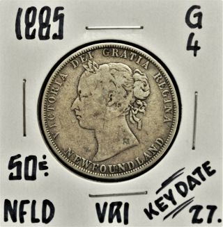 1885 Newfoundland 50 Cents G - 4