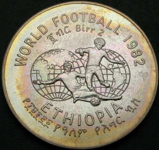 Ethiopia 2 Birr 1974 (1982) - 1982 World Cup - Aunc - 1788 ¤