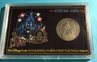 Disney Wdw Bids Farewell To Main Street Electrical Parade Coin Medallion Le 1000