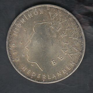 1987 Netherlands Silver 50 Gulden