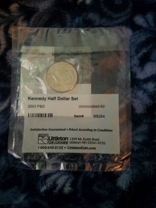 2003 P & D Kennedy Half Dollar Set (2 Coins)