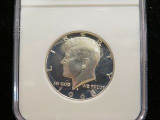 1968 S Proof Kennedy Half Dollar Ngc Pf 67 Cameo E053