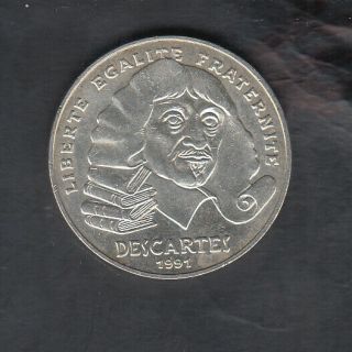 1991 France Silver 100 Francs