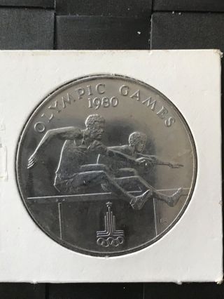Western Samoa 1 Dollar 1980 Unc Moscow Olympics Mtg 5000