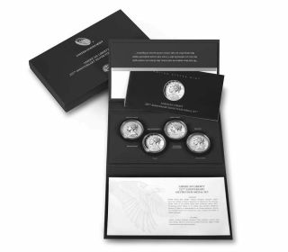 2017 Us American Liberty 225th Anniversary Silver Four 4 Medal Set