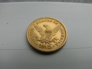 1905 $2.  50 Liberty Head Gold Quarter Eagle 2 1/2 Dollar United States Coin 2.  5 2