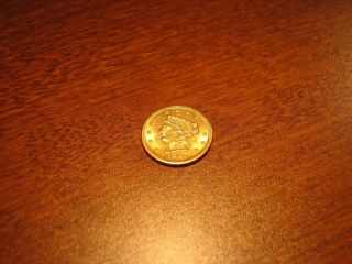 1905 $2.  50 Liberty Head Gold Quarter Eagle 2 1/2 Dollar United States Coin 2.  5 5