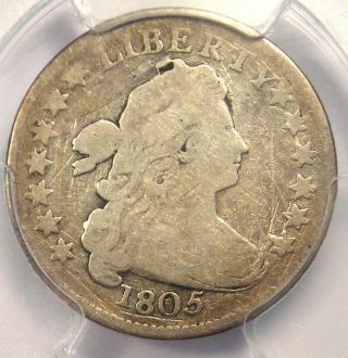 1805 Draped Bust Dime 10c - Certified Pcgs Good Details - Rare Coin