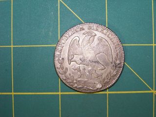 Mexico 1842 8 Reales.  903 Silver