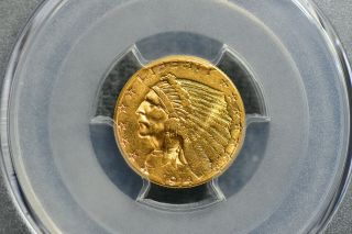 1914 - D INDIAN HEAD $2.  5 GOLD QUARTER EAGLE PCGS AU58 2