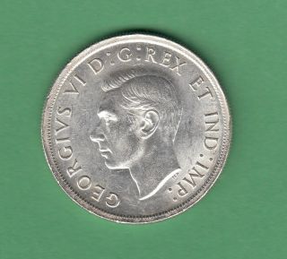 1939 Canadian One Silver Dollar Coin - Au - 50