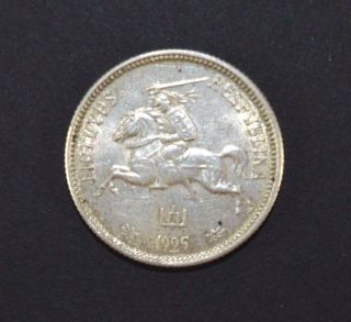 1925 Lietuvos Respublika 2 Dulitu Silver Coin C5887