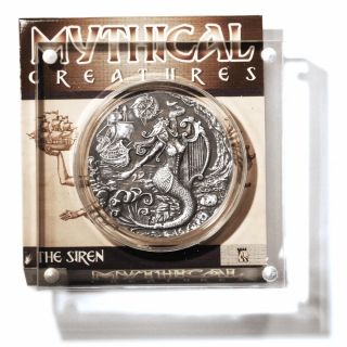 British Indian Ocean Territories The Siren 2oz Silver 4 Pound Coin Display Stand