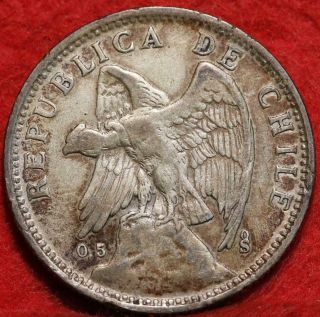 1927 - S Chile 1 Peso Silver Foreign Coin