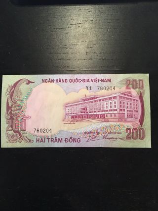 Vietnam Banknote - 200 Dong - 1972 -