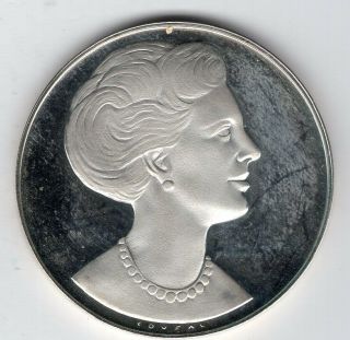 1975 Danish Medal For The Official State Visit Of Queen Margrethe Ii To The Ussr