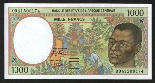 1000 Francs From Central African States