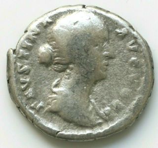 Faustina Ii.  Silver Denarius,  Augusta,  Ad 147 - 175.  Rome,  Draped Bust Of Faustin