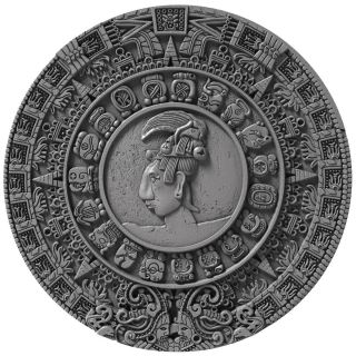 The Mayan Calendar Niue 2018 2 Oz Silver Coin 5 Dollars