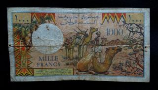 FRANCE,  DJIBOUTI,  Banknote,  1000 Francs. 3