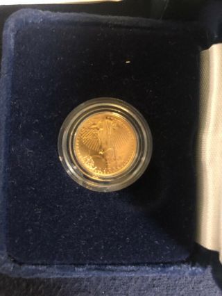 2001 1/10 Oz American Eagle Gold Bullion Coin