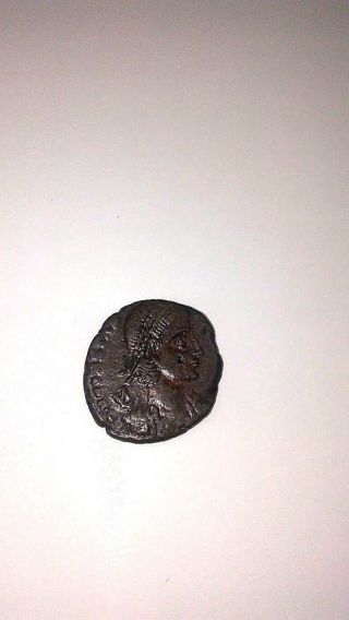 Ancient Bronze Roman Coin Constantius Ii Fallen Horseman Money Currency History