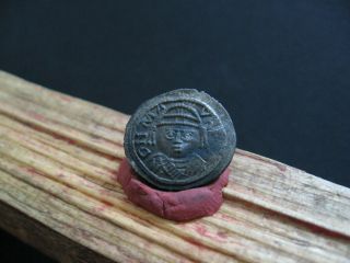 Maurice Tiberius 582 - 602 Ad Silver Ar Half Siliqua 1,  20 Gr.  17 Mm A,  W Karthage