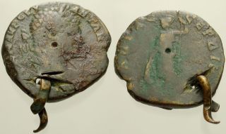 046.  Roman Bronze Coin.  Caracalla.  Ae - 30.  Thrace.  Athena.  Avf