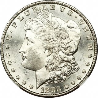 1883 - CC $1 NGC MS64 - Morgan Silver Dollar 3