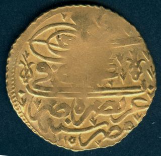 Egypt Misr Turkey Ottoman Gold Altin Misr 1115ah