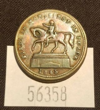 West Point Coins 1863 Civil War Token Die 17 - 6