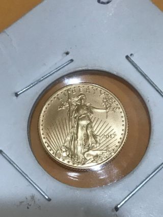 2017 $5 American Gold Eagle 1/10 Oz Uncirculated