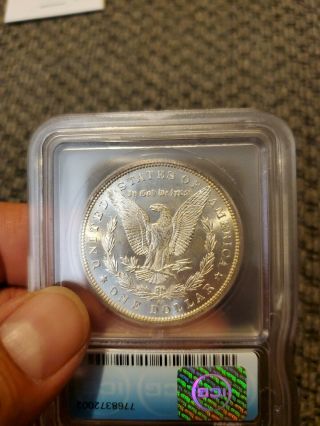 1883 cc morgan dollar ms66 undergraded bright white silver coin $775 value. 3