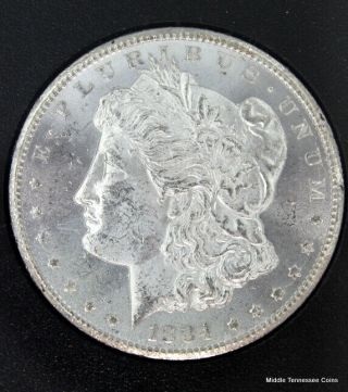 Gsa Hoard 1884 - Cc Morgan Silver Dollar Graded State 63 By Anacs