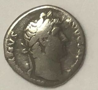 Hadrian Silver Denarius Of Ancient Rome